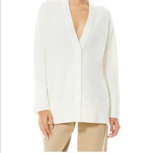 Alice + Olivia Louie Oversized V-Neck Cardigan